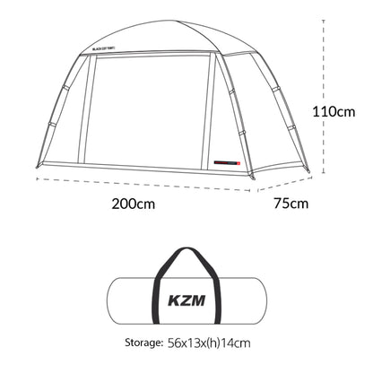 [NEW] KZM Black Cot Tent II