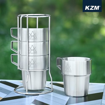 KZM Double Mug 4P Set