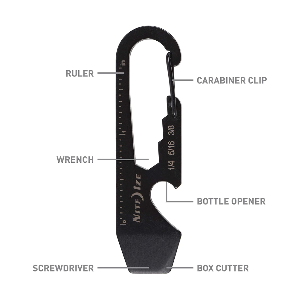 Nite Ize DoohicKey Key-Tool - Black