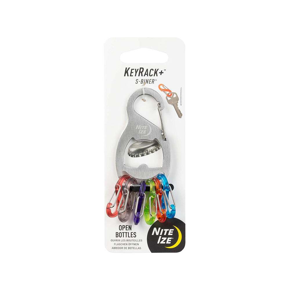 Nite Ize KeyRack+™ S-Biner® - Stainless Steel