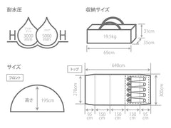 DoD Kamaboko Tent 3 M - Tan – Montanic Adventure Store