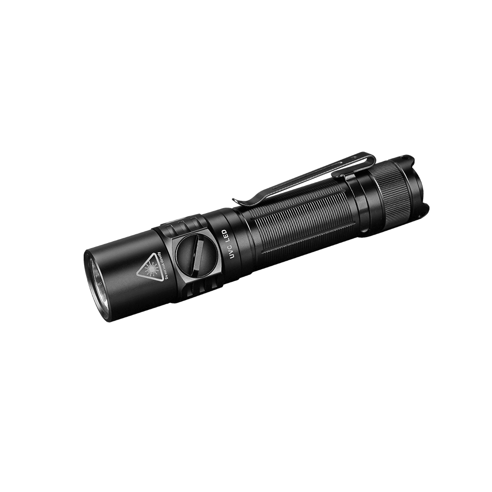 Fenix LD32 UVC XHP 35 HI and 10mW UVC LED Flashlight Black