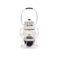 Barebones Railroad Lantern Vintage White