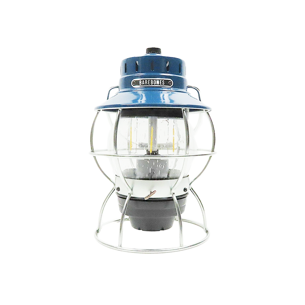 Barebones Railroad Lantern Ocean Blue