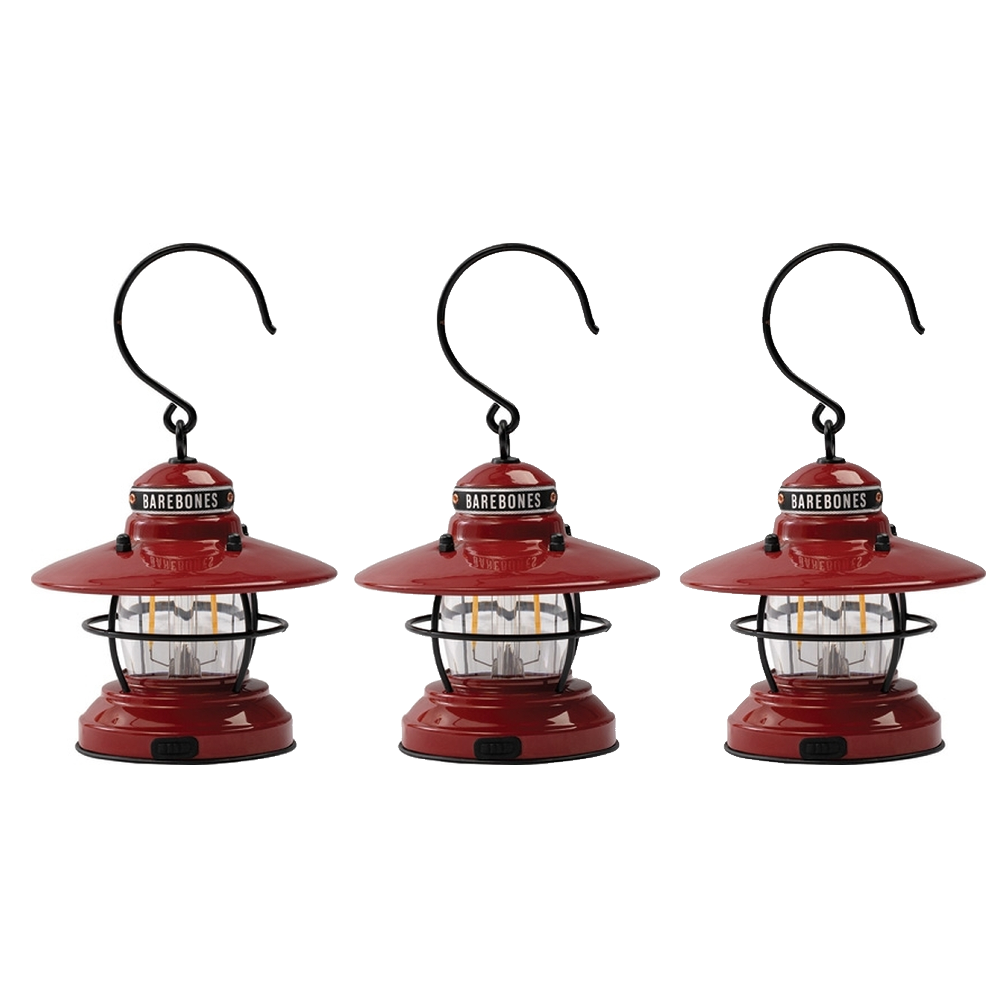 Barebones Edison Mini Lantern Red