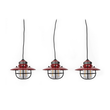 Barebones Edison String Lights Red