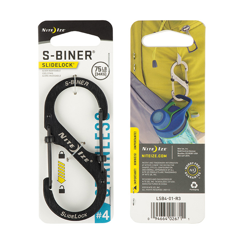 Nite Ize S-Biner® SlideLock® Stainless Steel