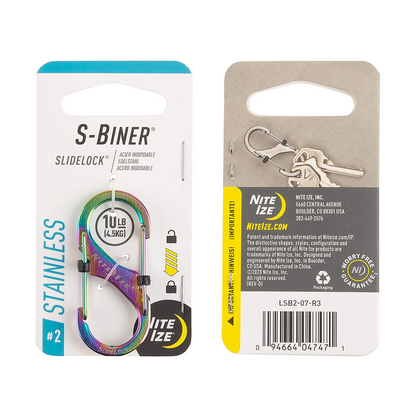 Nite Ize S-Biner® SlideLock® Stainless Steel