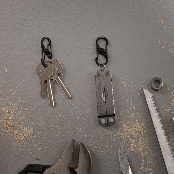 Nite Ize S-Biner® MicroLock® Stainless Steel 2 Pack - Black