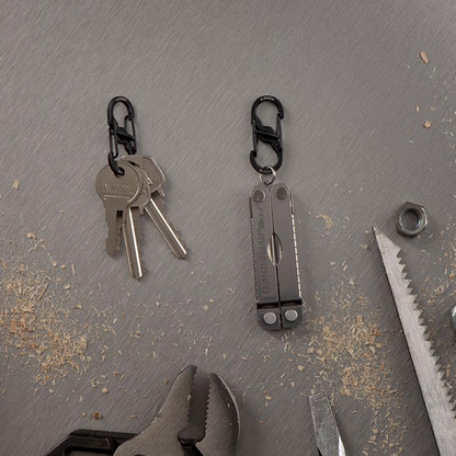 Nite Ize S-Biner® MicroLock® Stainless Steel 2 Pack - Black