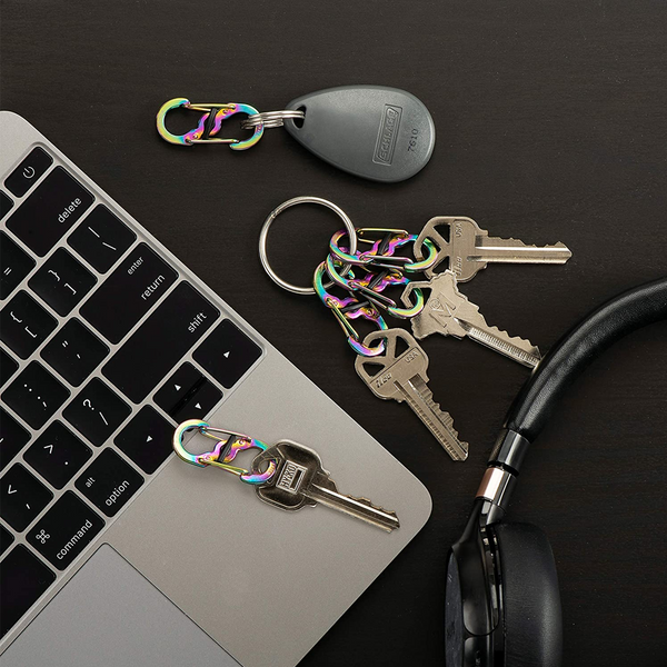 Nite Ize S-Biner® MicroLock® Stainless Steel 5 Pack - Spectrum