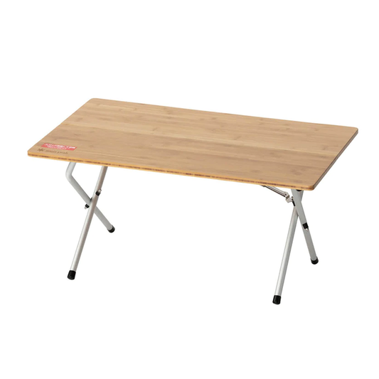 Snow Peak Renewed Single Action Low Table Bamboo