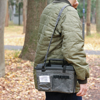 Post General Waxed Canvas Ammo Tool Box