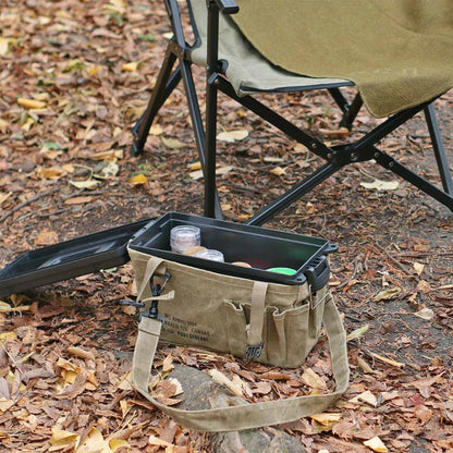 Post General Waxed Canvas Ammo Tool Box