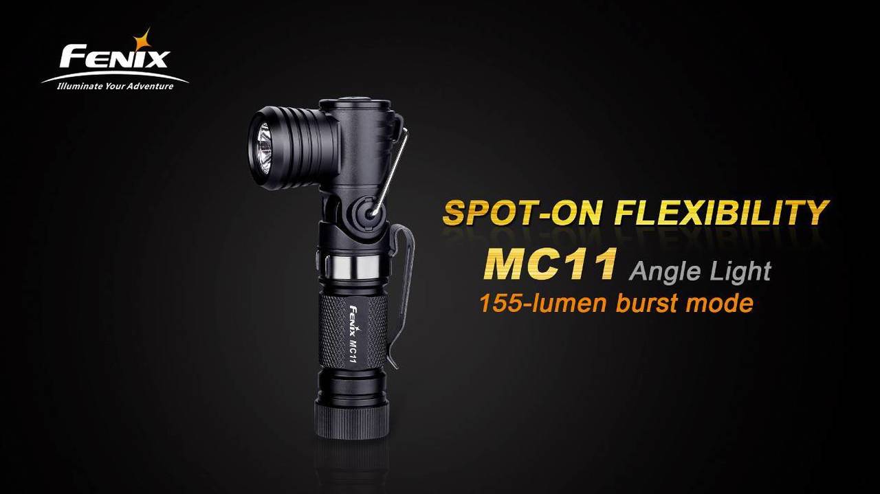 Fenix MC11 Anglelight Black Upgraded Version 155 Lumens