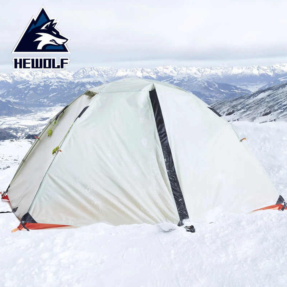 Hewolf 2 Person Double Layer Aluminum Pole Tent