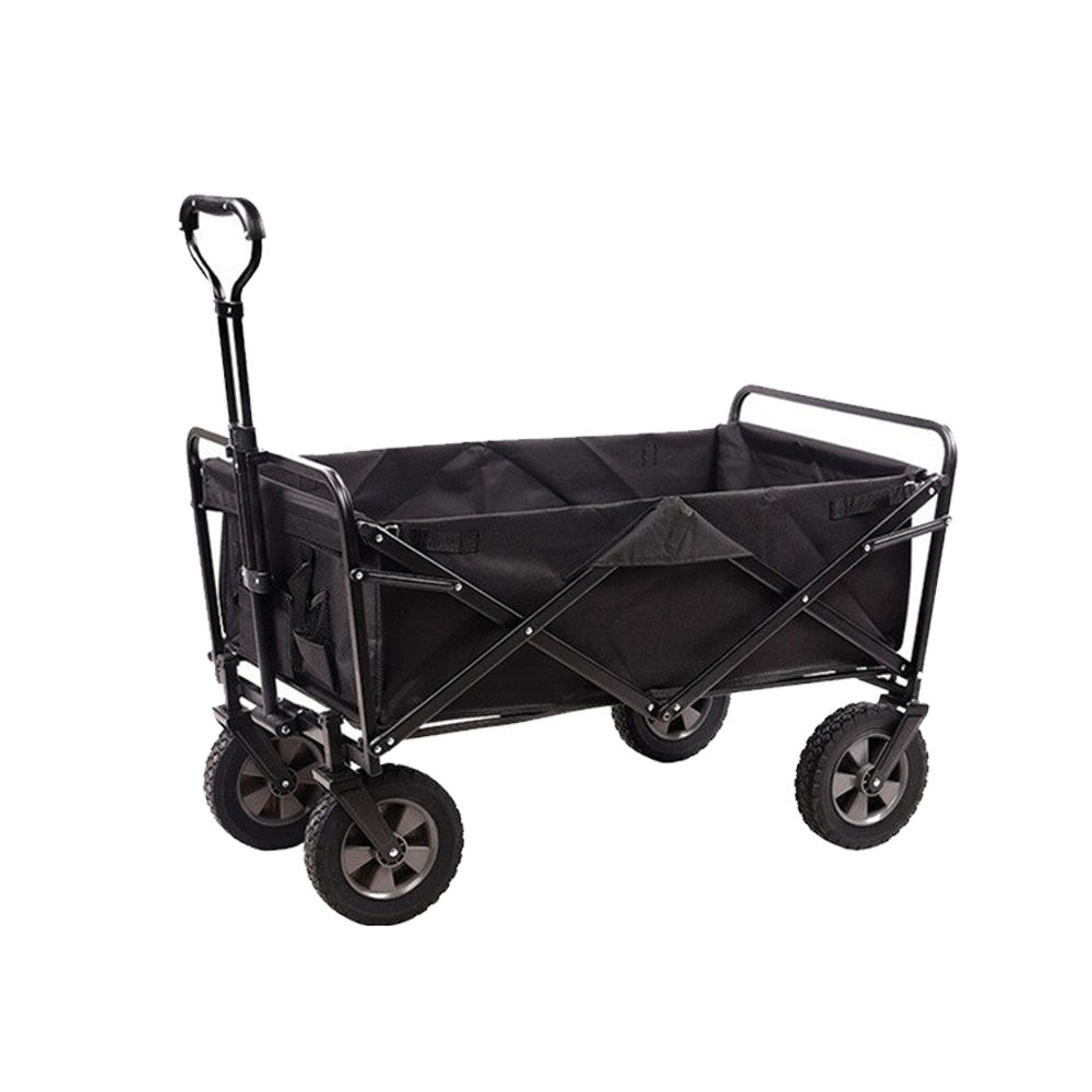 Camp Leader Camping Push Wagon - Black