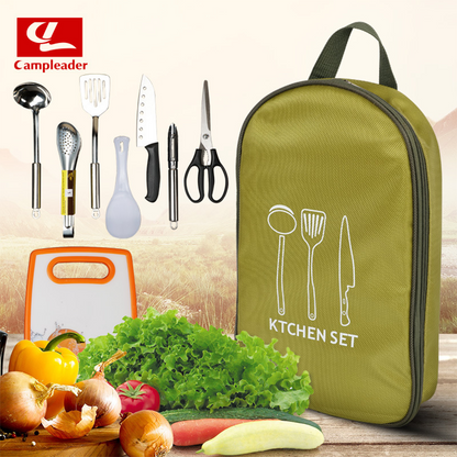 Camp Leader Outdoor Kitchenware 8 Piece Set