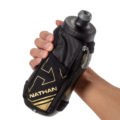 Nathan SpeedMax Plus 22oz Black / Metallic Gold