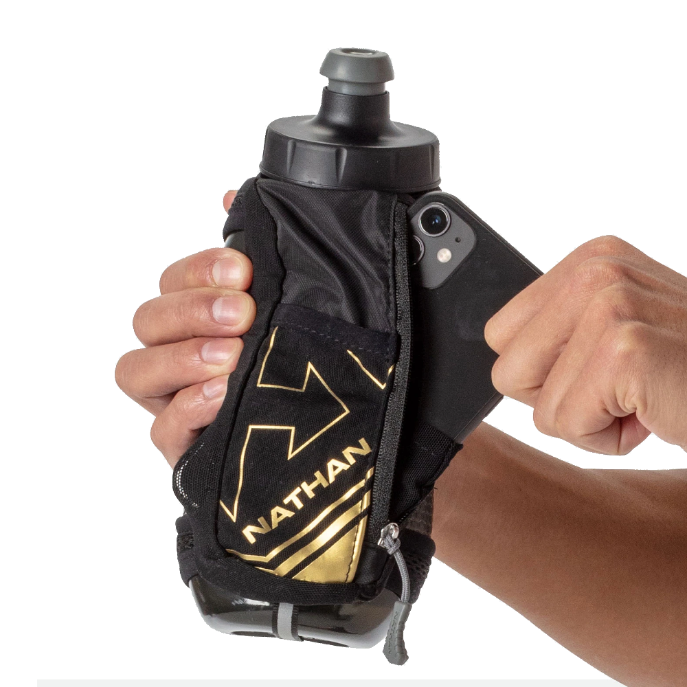 Nathan SpeedMax Plus 22oz Black / Metallic Gold