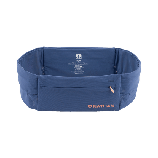 Nathan Zipster Lite Running Storage Bag - True Navy & Rose Gold