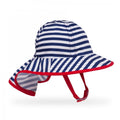 Sunday Afternoon Infant Sunsprout Hat Navy/White Stripe