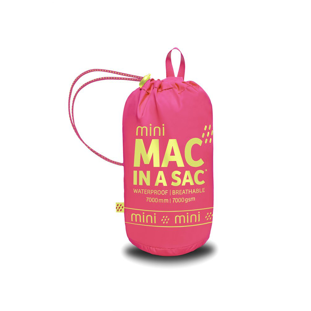 Mac In A Sac Mini Neon Waterproof Packable Jacket