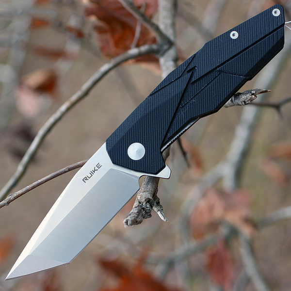 Ruike P138-B Black Liner Lock G10 Folding Knife
