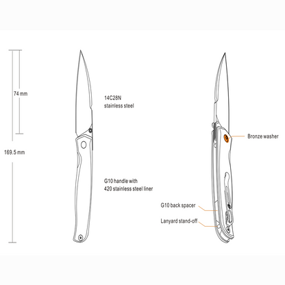 Ruike P662-B Knife