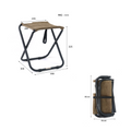 Post General Waxed Canvas Compact Stool