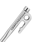 Campingmoon Stainless Steel Tent Pegs Silver