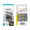 Nite Ize S-Biner® Stainless Steel Dual Carabiner #1 - 6 Pack - Stainless