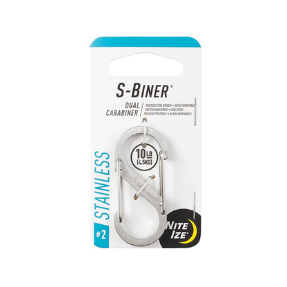 Nite Ize S-Biner® Stainless Steel Dual Carabiner #2 - Stainless