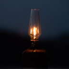 Campingmoon Gas Lantern With Wooden Lantern Case
