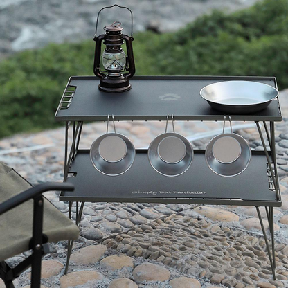 Campingmoon Aluminum Alloy Table Tray