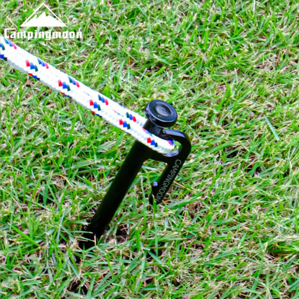 Campingmoon Stainless Steel Tent Pegs Silver