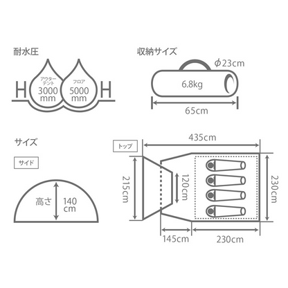 DoD Rider's Tandem Tent