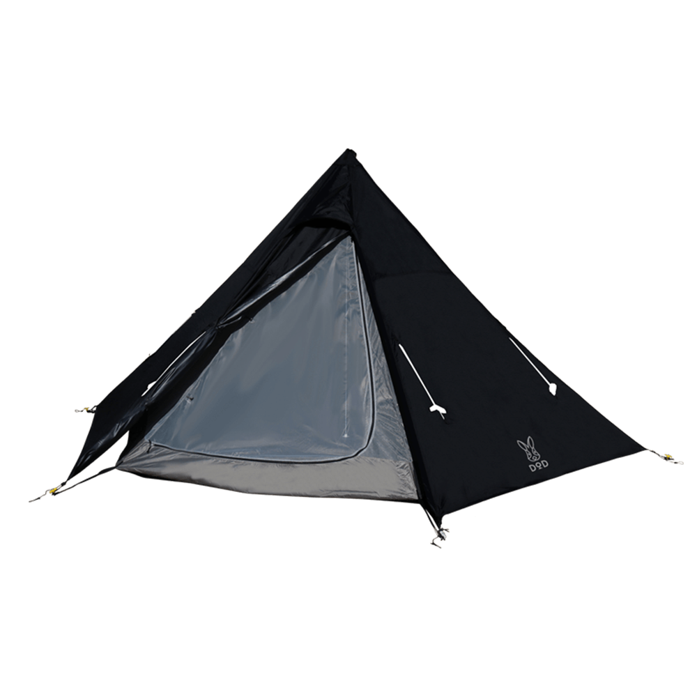 けたろDOD ONE POLE TENT (L) Ichi One Pole Tent // Small // Black - DoD Outdoors Ichi One Pole