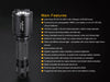 Fenix TK25 LED Flashlight IR Version BLACK