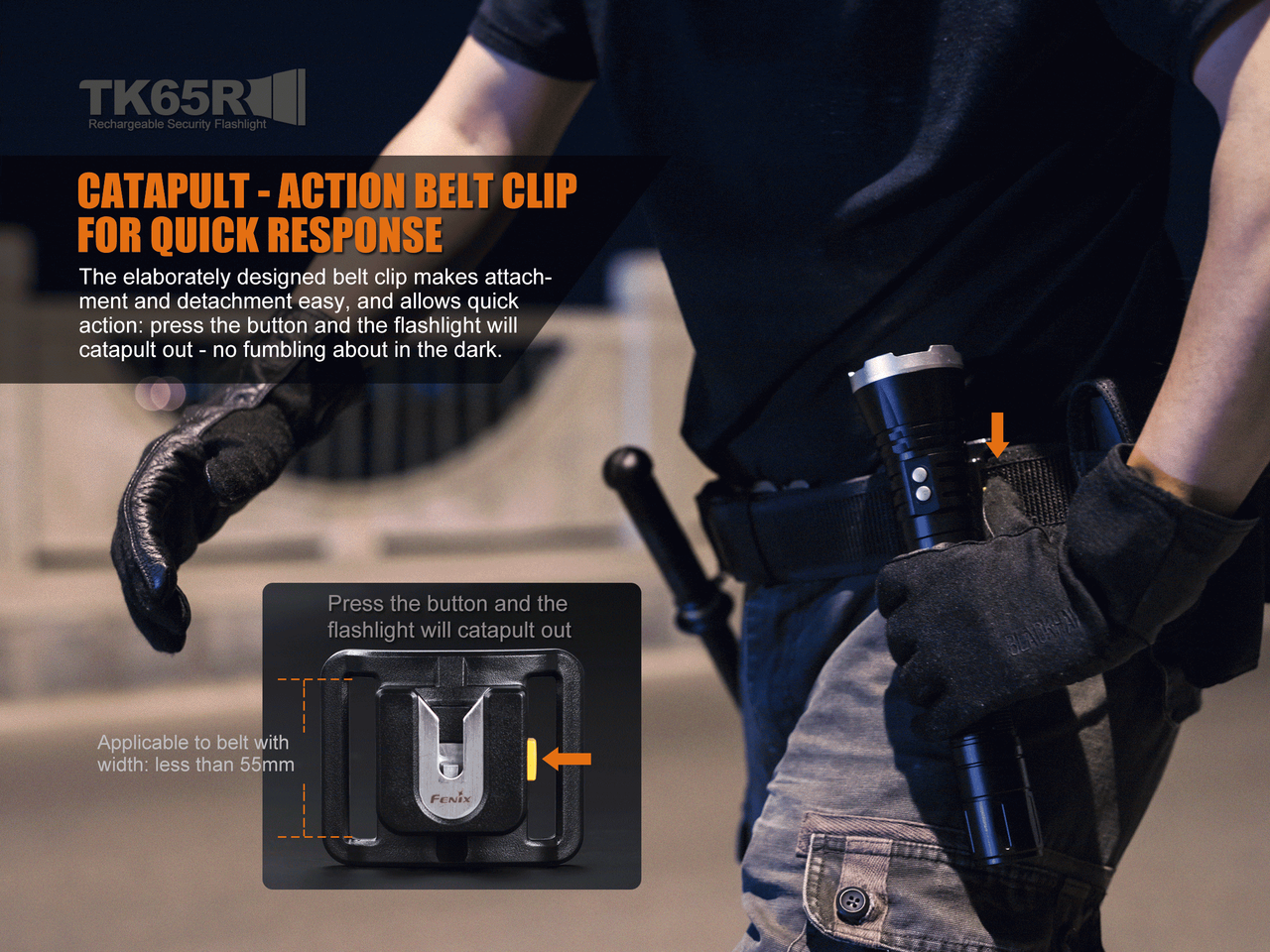Fenix TK65R Rechargable Security Flashlight