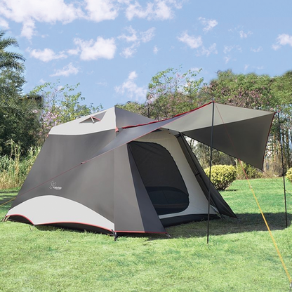 Vidalido Large Instant Cabin Tent Plus - White Coffee