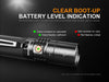 Fenix UC35-V2-flashlight-Battery-Level