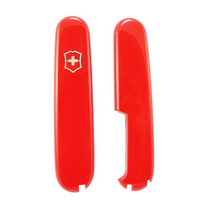 Victorinox Plus Scales - Red With Pen Slot for 91mm Swiss Army Knife Handles