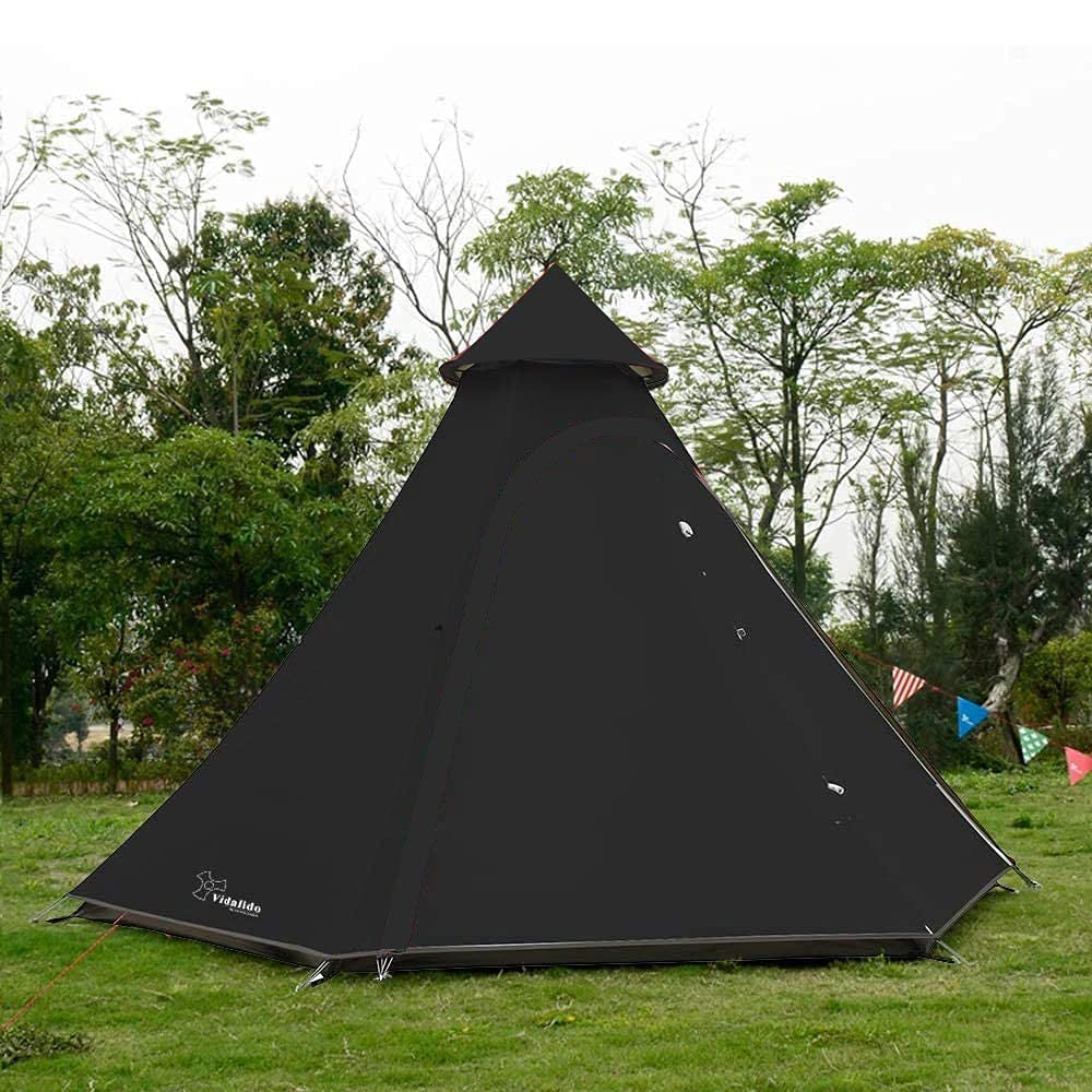 Vidalido Cone Teepee Tent - Black