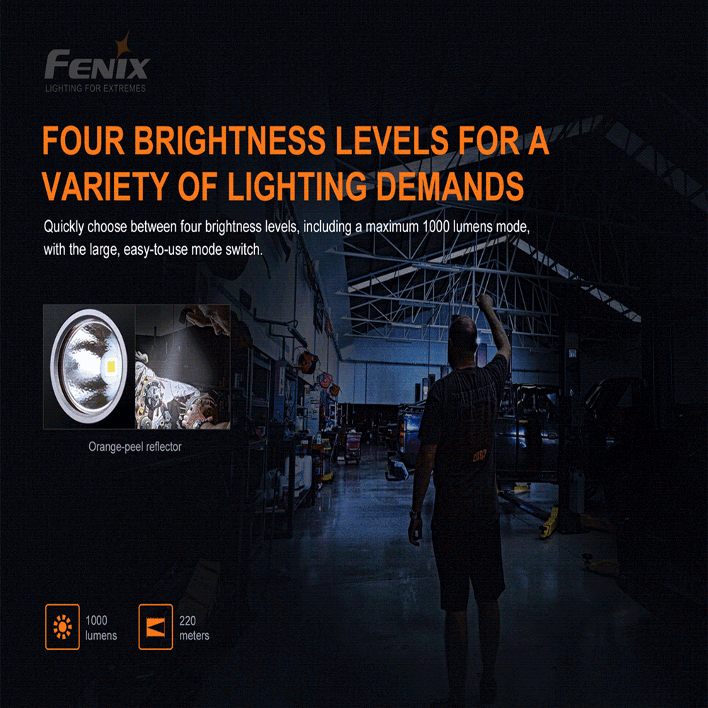 Fenix WT25R Adjustable Head Flashlight