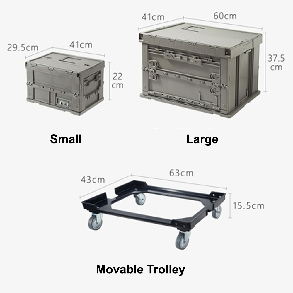 Shimoyama Moving Wheels For Large Collapsible Storage Box