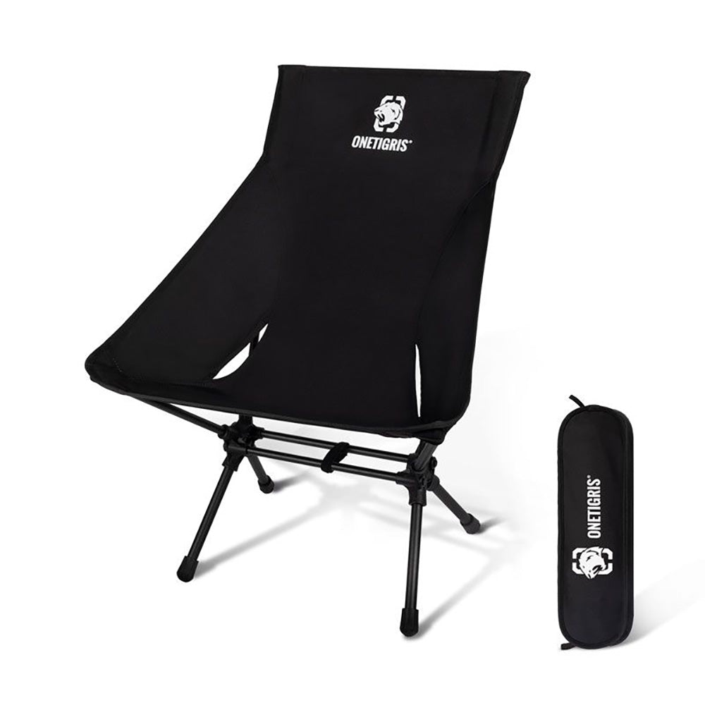 OneTigris Portable Camping Chair Large - Black