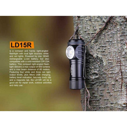 Fenix LD15R XP-G3 USB Rechargeable LED Flashlight Black