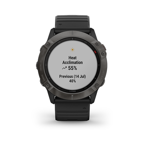 Garmin Fenix 6X GPS Watch - Sapphire Carbon Gray