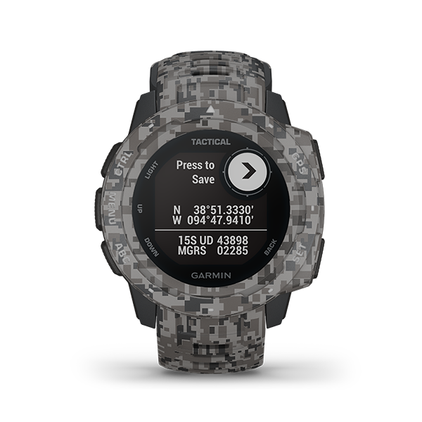 Garmin Instinct Tactical Camo GPS Smartwatch